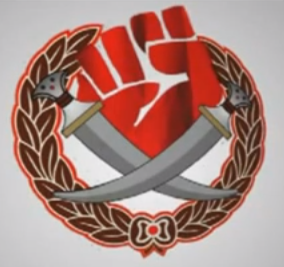 شعار جهاز استخبارات ثورة البحرين مأخوذ من أحد فيديوهاته